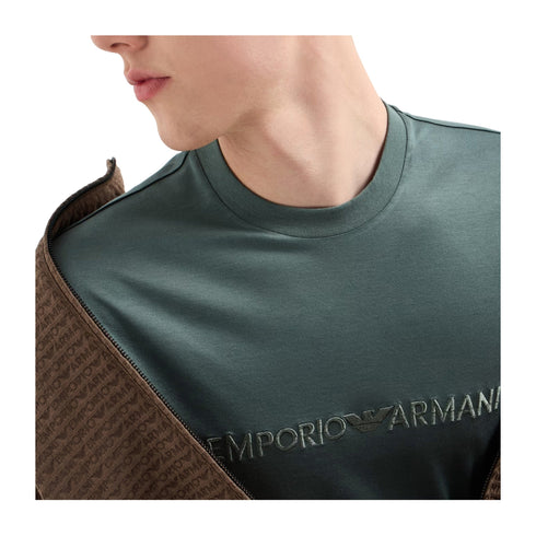 Emporio Armani T-shirt T-shirt Uomo scritta tono su tono S P25 - EMPORIO ARMANIEM001070AF13747 - U9083 - S - Francavilla Moda